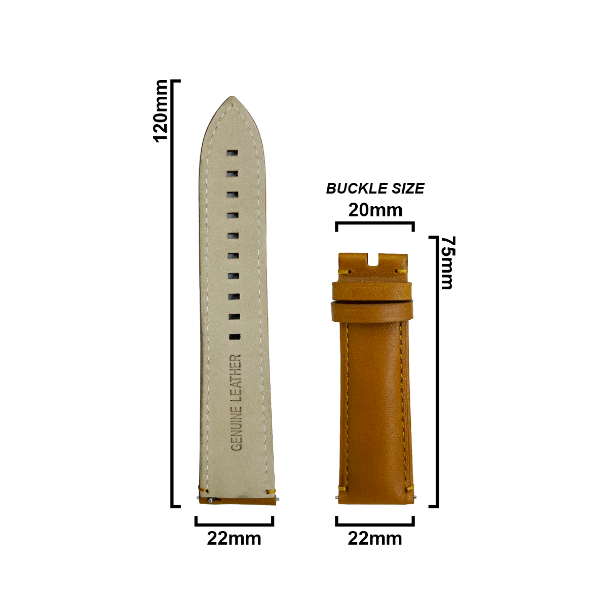 Fossil watch straps discount 22mm