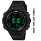 DBLACK [TODS1] 20MM RUBBER WATCH BAND // COMPATIBLE FOR TOMI DIGITAL WATCH (STRAP ONLY)