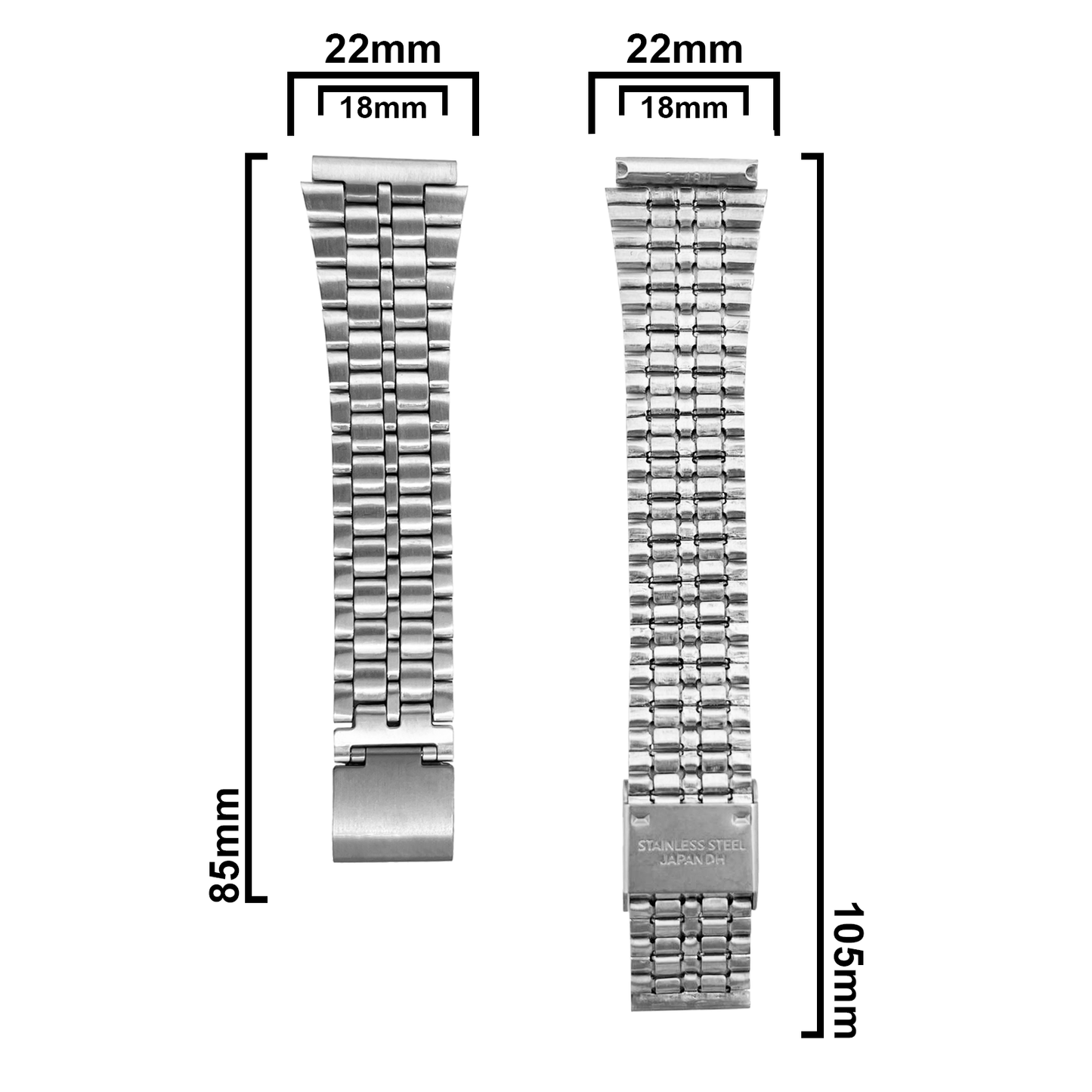 DBLACK [CDS1] WATCH STRAP, FOR "CASIO" F-91W WATCHES