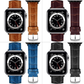DBLACK [SAND] BAMBOO DESIGN, LEATHER WATCH STRAP // DESIGNED FOR "APPLE" SMARTWATCHES