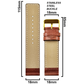DBLACK [ATOR] PEBBLE DESIGN, THIN LEATHER STRAP