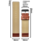 DBLACK [ATOR] PEBBLE DESIGN, THIN LEATHER STRAP
