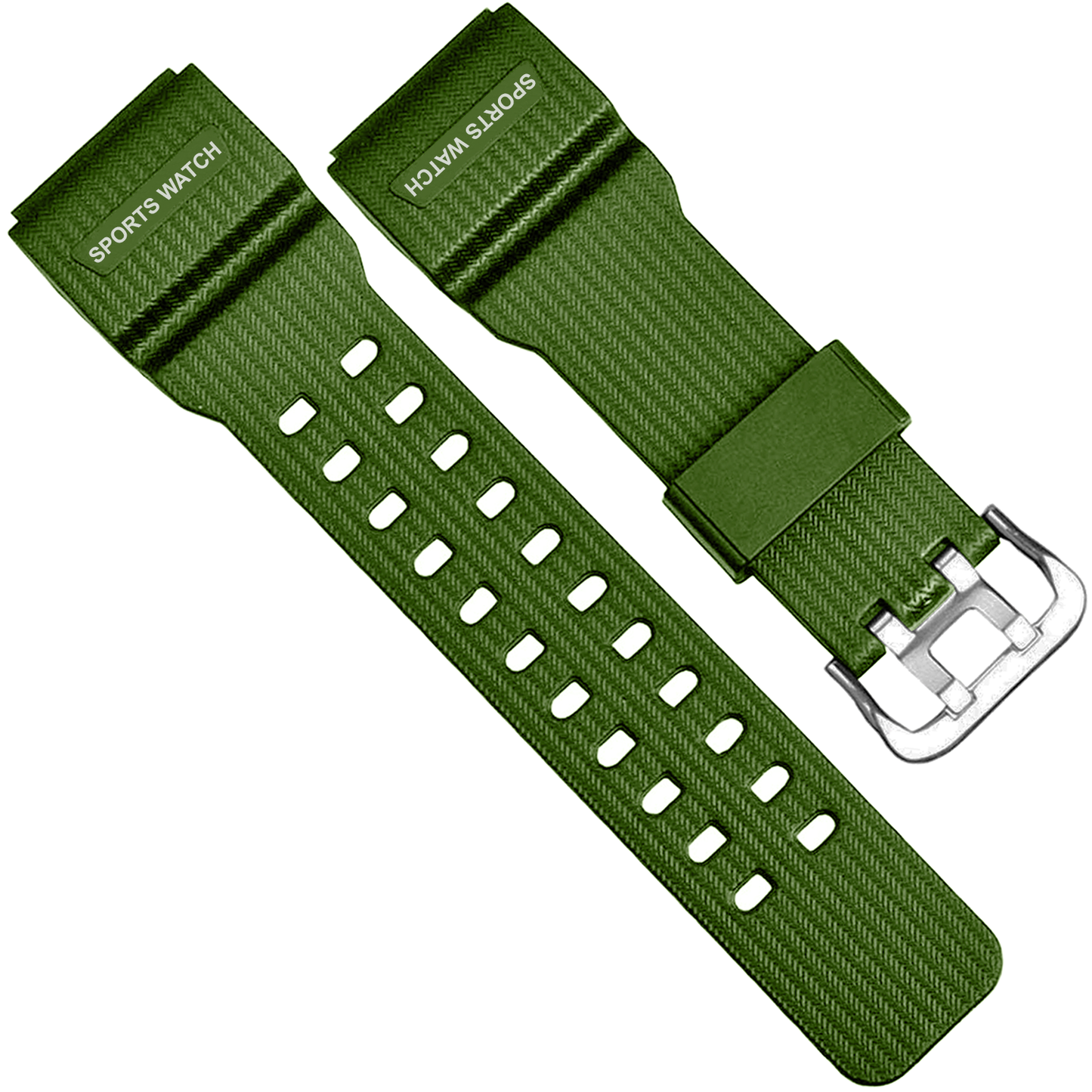 DBLACK [CDS21] RESIN WATCH STRAP // FOR "CASIO G-SHOCK" MUD-MASTER GG-1000/ GWG-100/ GSG-100 MODEL WATCHES ONLY
