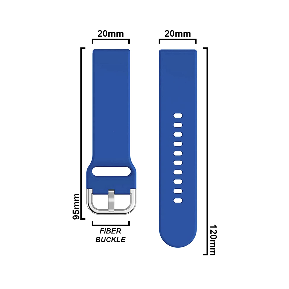 DBLACK [FOOSHA] QUICK RELEASE, SILICONE WATCH STRAP // FOR 20MM, 22MM (CHOOSE YOUR SIZE & COLOR)