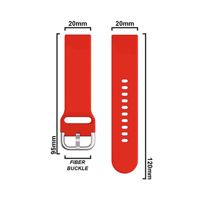 DBLACK [FOOSHA] QUICK RELEASE, SILICONE WATCH STRAP // FOR 20MM, 22MM (CHOOSE YOUR SIZE & COLOR)