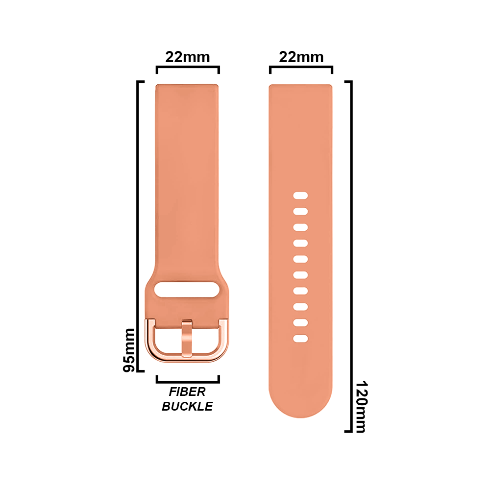 DBLACK [FOOSHA] QUICK RELEASE, SILICONE WATCH STRAP // FOR 20MM, 22MM (CHOOSE YOUR SIZE & COLOR)