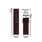 DBLACK [FST1] SEAMLESS NO STITCH, WATCH STRAP // DESIGNED FOR FASTRACK WATCHES