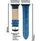 DBLACK [SAND] BAMBOO DESIGN, LEATHER WATCH STRAP // DESIGNED FOR "APPLE" SMARTWATCHES