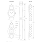 [HLSLOCK] MODEL(02) 22MM REPLACEMENT LOCK FOR "HUBLOT" WATCH STRAPS