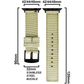 DBLACK [WADO] CANVAS DESIGN, NYLON WATCH STRAP // DESIGNED FOR "APPLE" SMARTWATCHES
