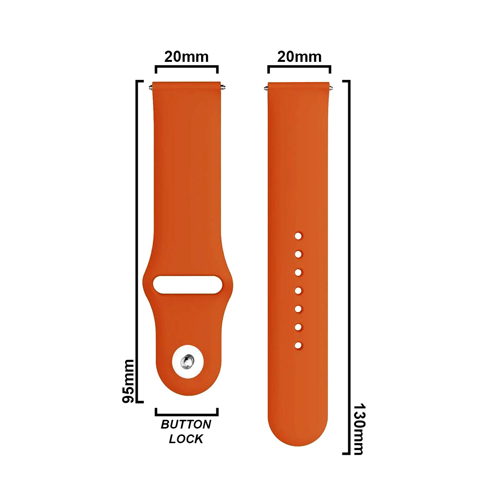 Quick release silicone hot sale watch band