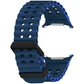 DBLACK [SMGDS2] WAVEY DESIGN, SILICONE STRAP  // FOR SAMSUNG GALAXY WATCH ULTRA MARINE BAND