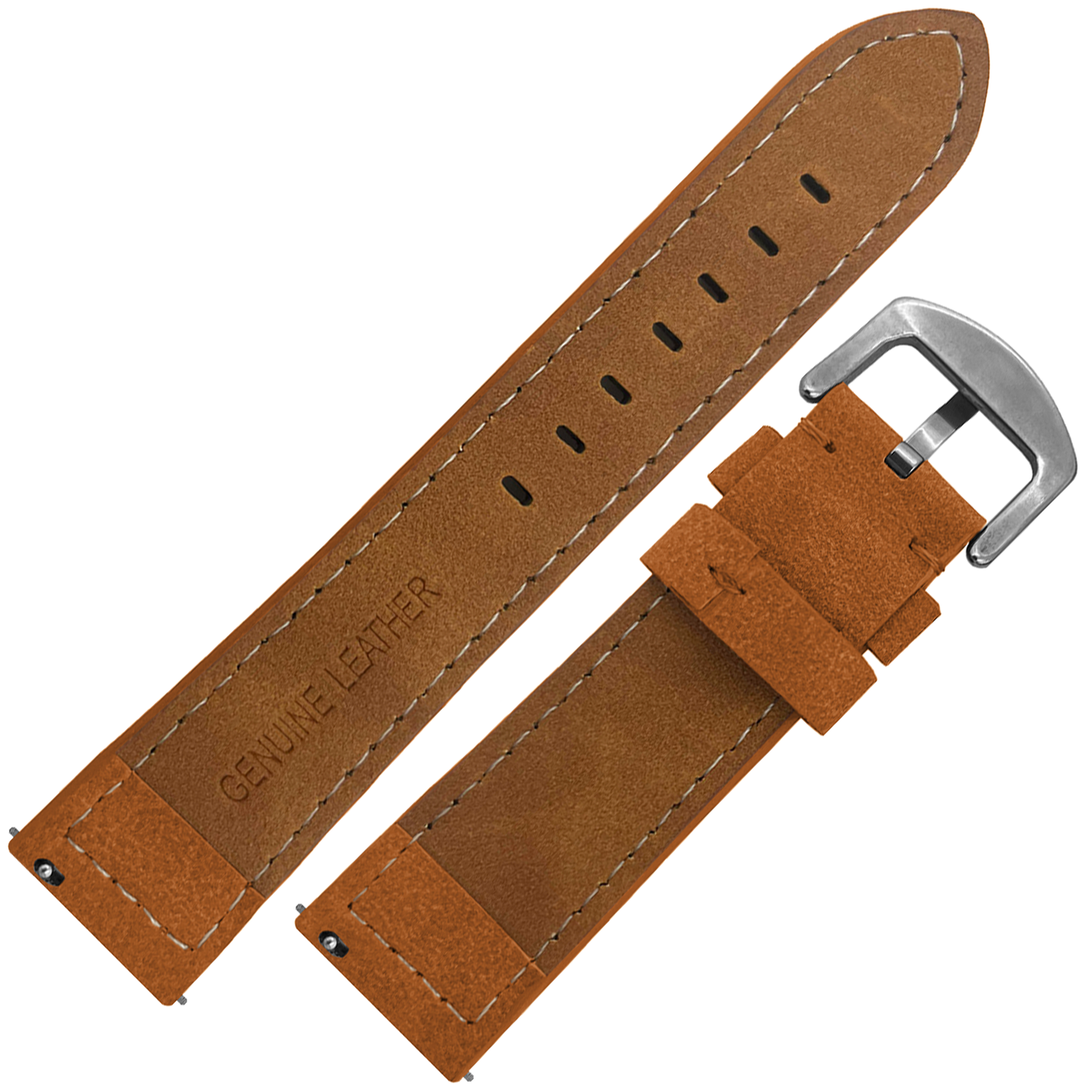 DBLACK [BUZZ] QUICK RELEASE, MATTE FINISH, PREMIUM LEATHER STRAP