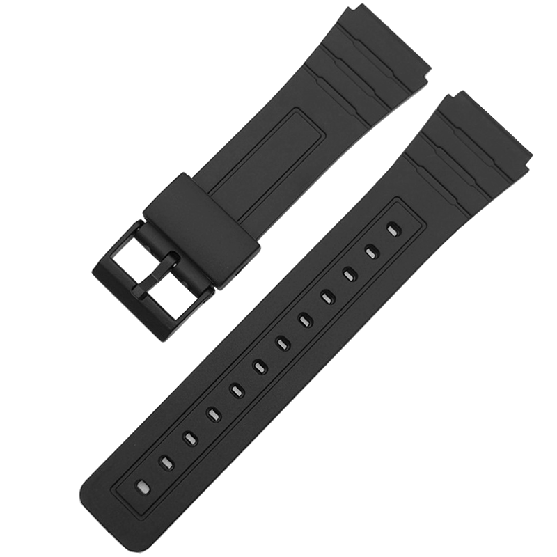 DBLACK [CDS1] WATCH STRAP, FOR "CASIO" F-91W WATCHES