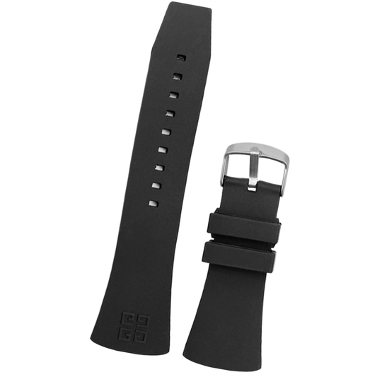 DBLACK [GNDS1] RUBBER WATCH STRAP // FOR GIVENCHY WATCHES