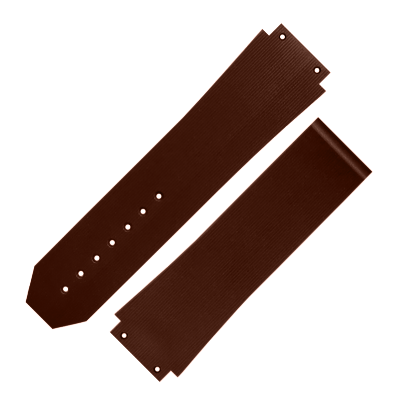 DBLACK [HLS] [DSN2] 25MM LINE DESIGN, RESIN WATCH STRAP // COMPATIBLE WITH "HUBLOT" WATCHES