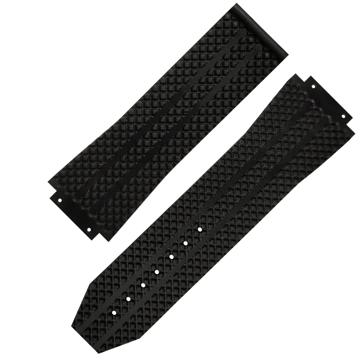DBLACK [HLS] [DSN3] TYRE DESIGN, RESIN WATCH STRAP // FOR HUBLOT WATCHES