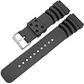 DBLACK [SKODS1] RUBBER STRAP, PERFECT FOR "SEIKO" WATCH