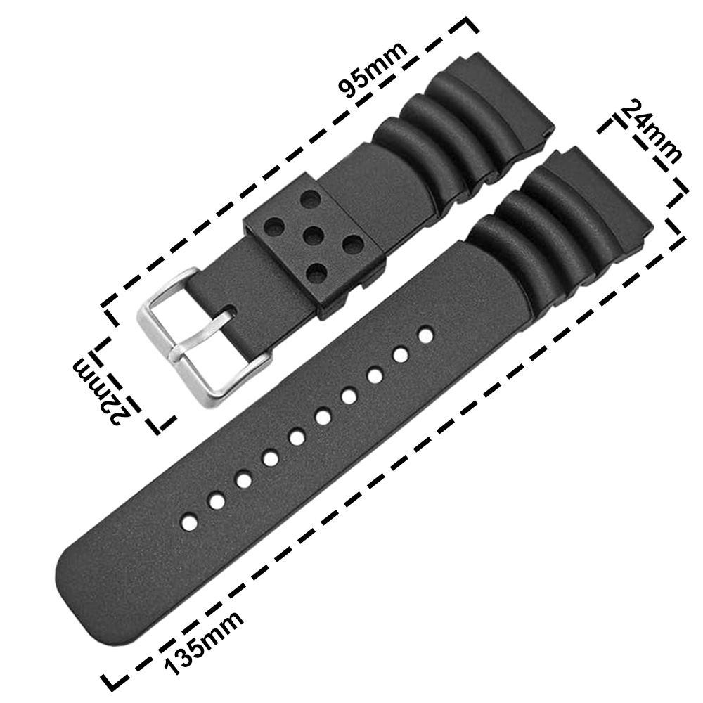 DBLACK [CDS36] RUBBER WATCH STRAP // FOR CASIO G-SHOCK GA-2000 MODEL WATCH