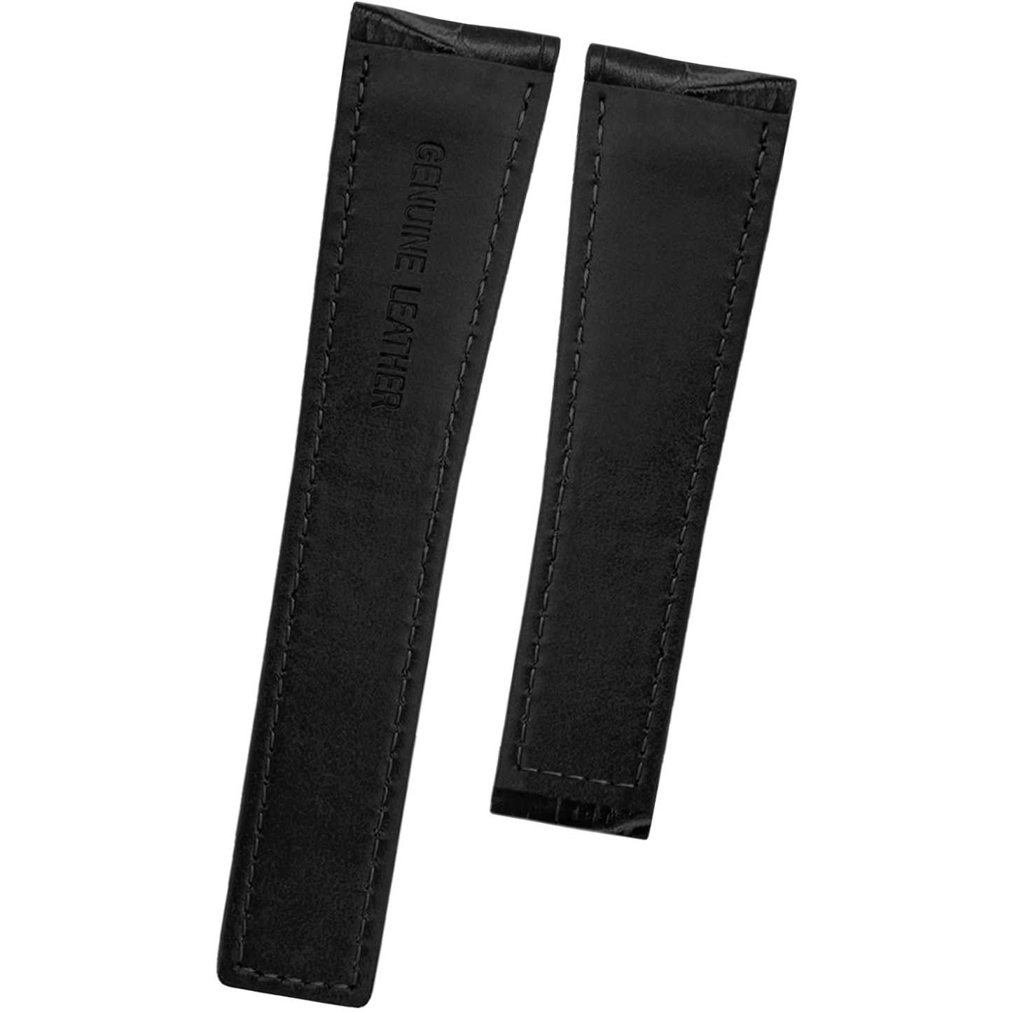 DBLACK [THDS2] CROCO DESIGN, LEATHER STRAP // FOR "TAG HEUER" WATCHES