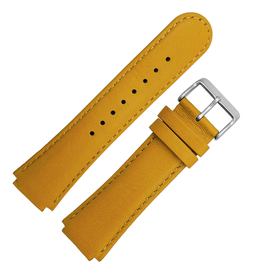 DBLACK [TTN-03] 20/27MM LEATHER WATCH STRAP (CREAM) // PERFECT FOR "TITAN" WATCHES