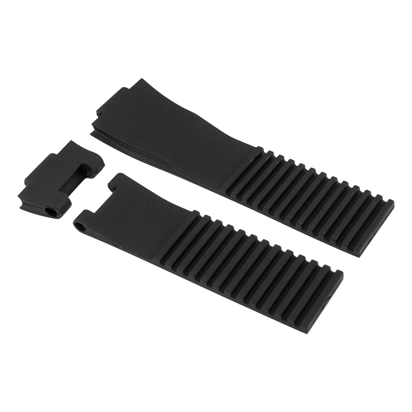 DBLACK [UNDS2] SILICONE WATCH BAND // FOR "ULYSSE NARDIN" WATCH