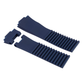 DBLACK [UNDS2] SILICONE WATCH BAND // FOR "ULYSSE NARDIN" WATCH
