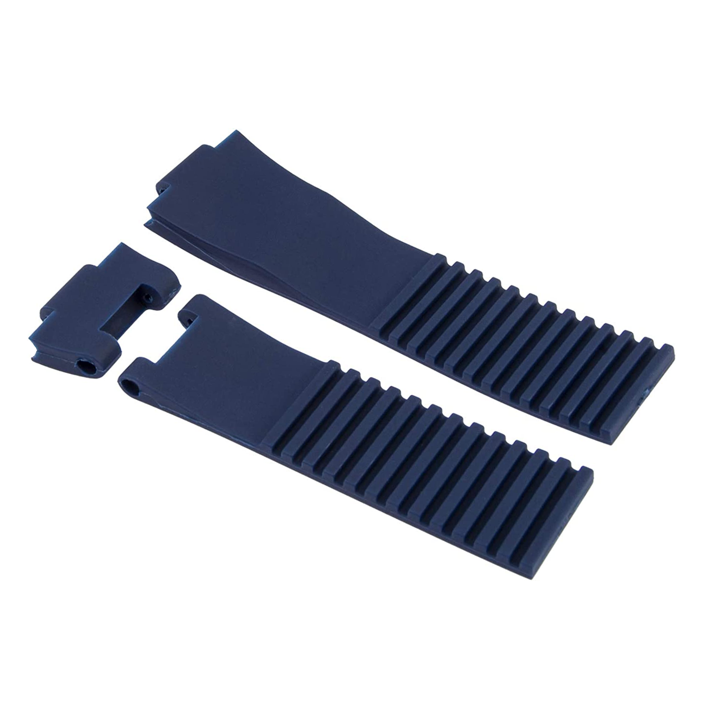 DBLACK [UNDS2] SILICONE WATCH BAND // FOR "ULYSSE NARDIN" WATCH