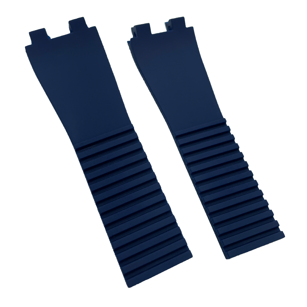 DBLACK [UNDS1] SILICONE WATCH BAND // FOR "ULYSSE NARDIN" WATCH
