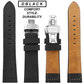 DBLACK [BUZZ] QUICK RELEASE, PREMIUM LEATHER STRAP