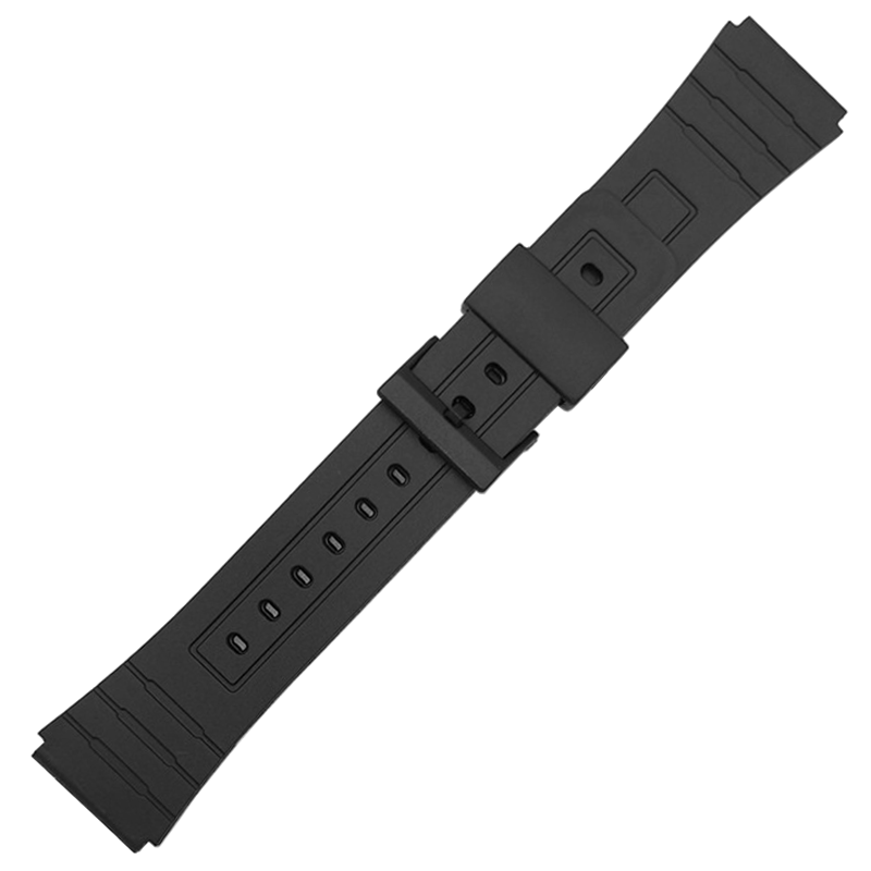 DBLACK [CDS1] WATCH STRAP, FOR "CASIO" F-91W WATCHES