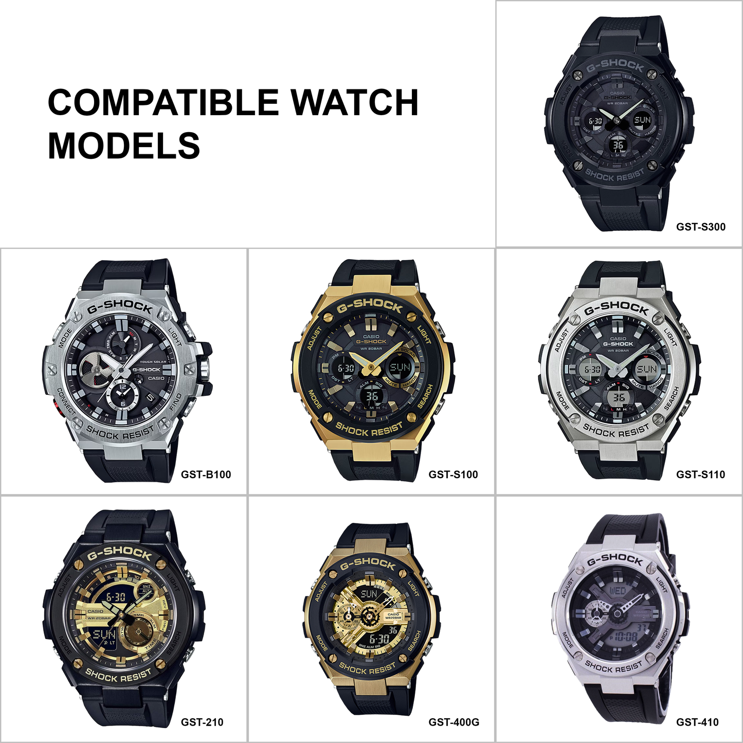 Buy Casio G-Shock Replacement Straps @Best Price