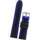 DBLACK [FOOGLE] DUAL COLOR, SILICONE WATCH STRAP