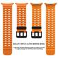 DBLACK [SMGDS2] WAVEY DESIGN, SILICONE STRAP  // FOR SAMSUNG GALAXY WATCH ULTRA MARINE BAND