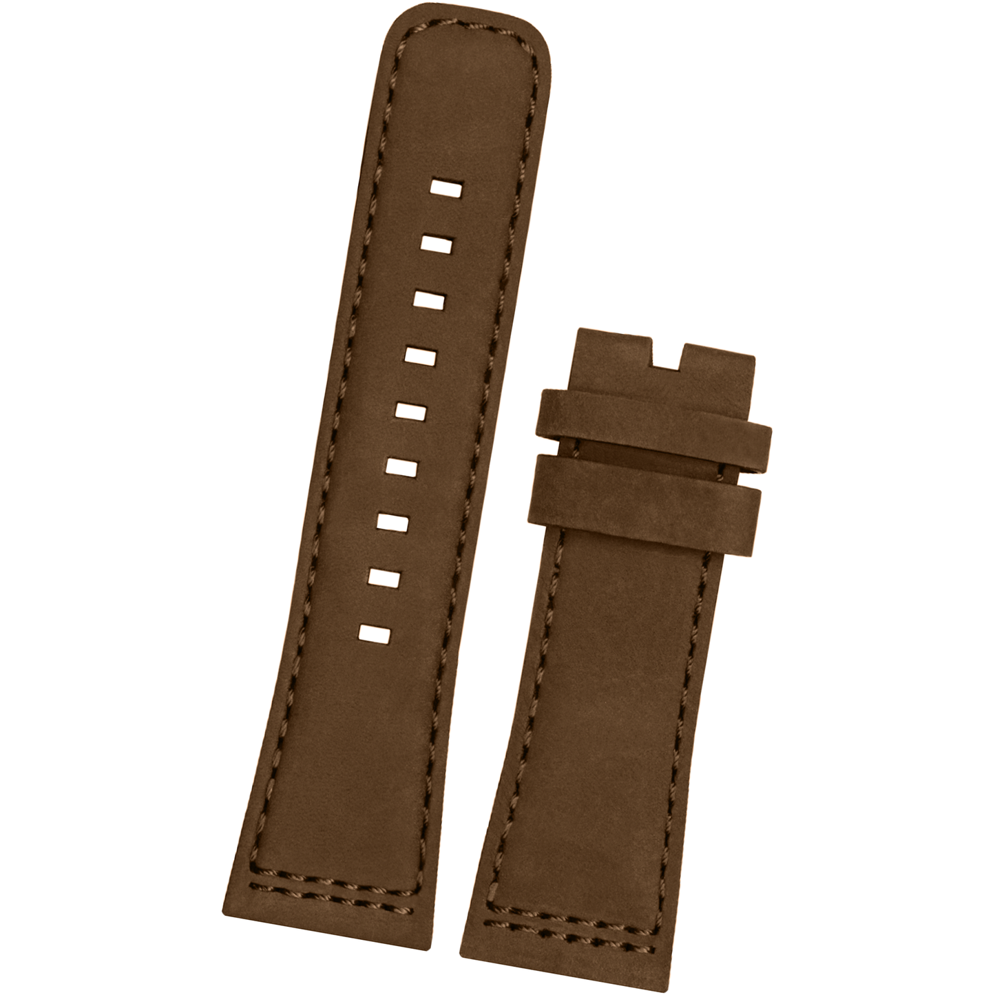DBLACK [SFDS1] 28MM LEATHER WATCH STRAP // FOR "SEVENFRIDAY" WATCHES