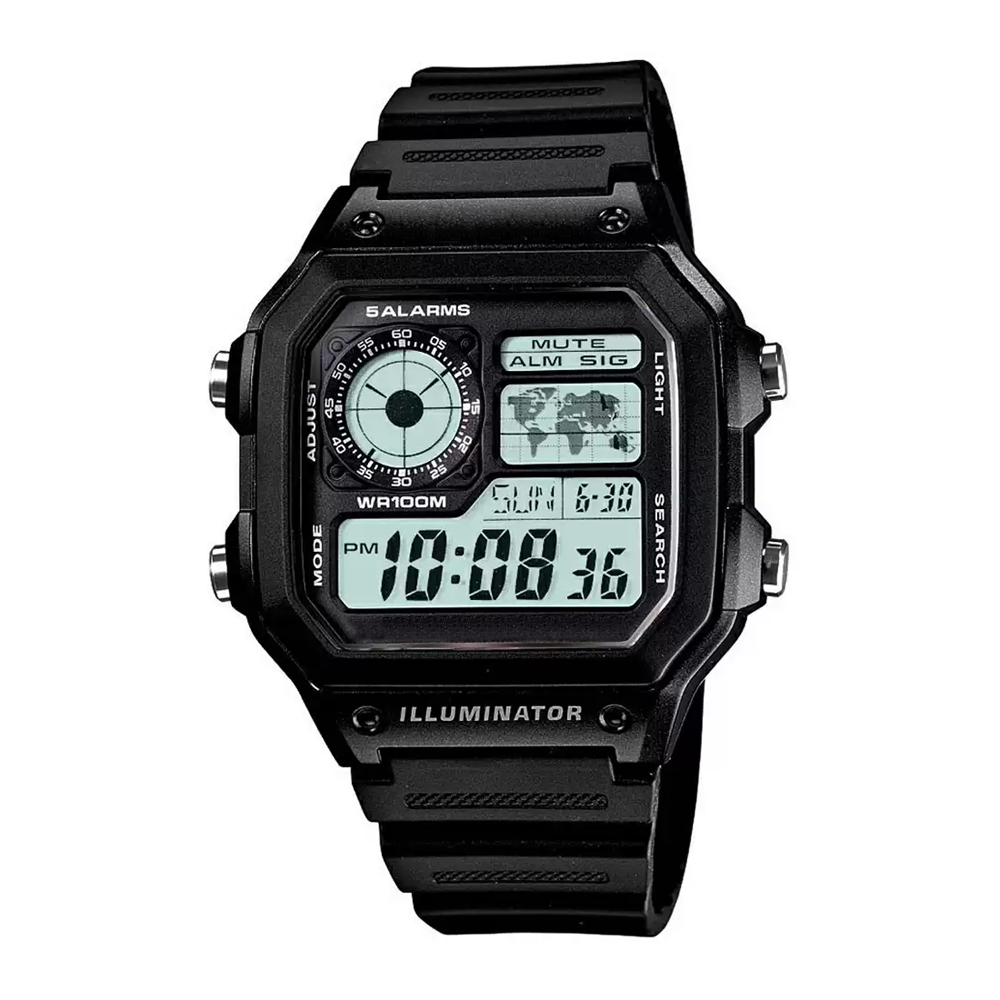 WATCH 003 // CASI0 YOUTH COLLECTION - BLACK DIGITAL UNISEX WATCH