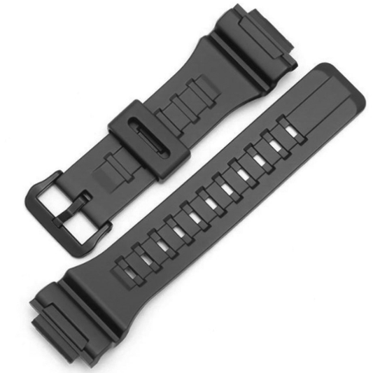 DBLACK [CDS17] RESIN WATCH STRAP // FOR "CASIO" W-735H, W-736H, AQ-S810W, AEQ-110W & AEQ-110BW & OTHER MODELS