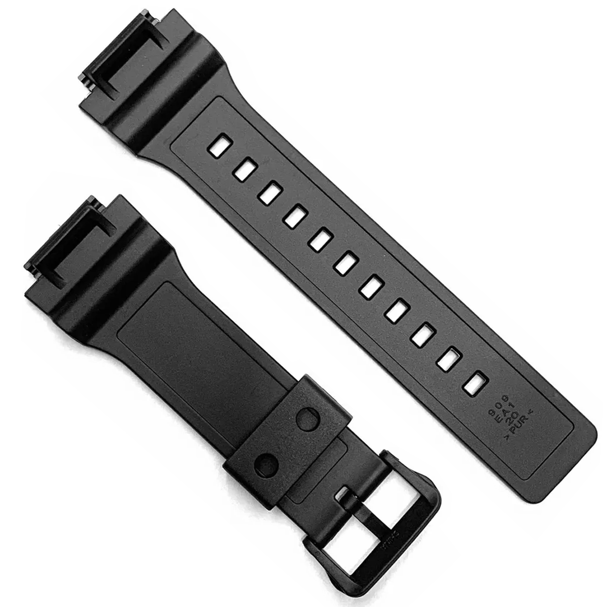 DBLACK [CDS19] RESIN WATCH STRAP // FOR "CASIO" MCW-200H MODEL WATCHES