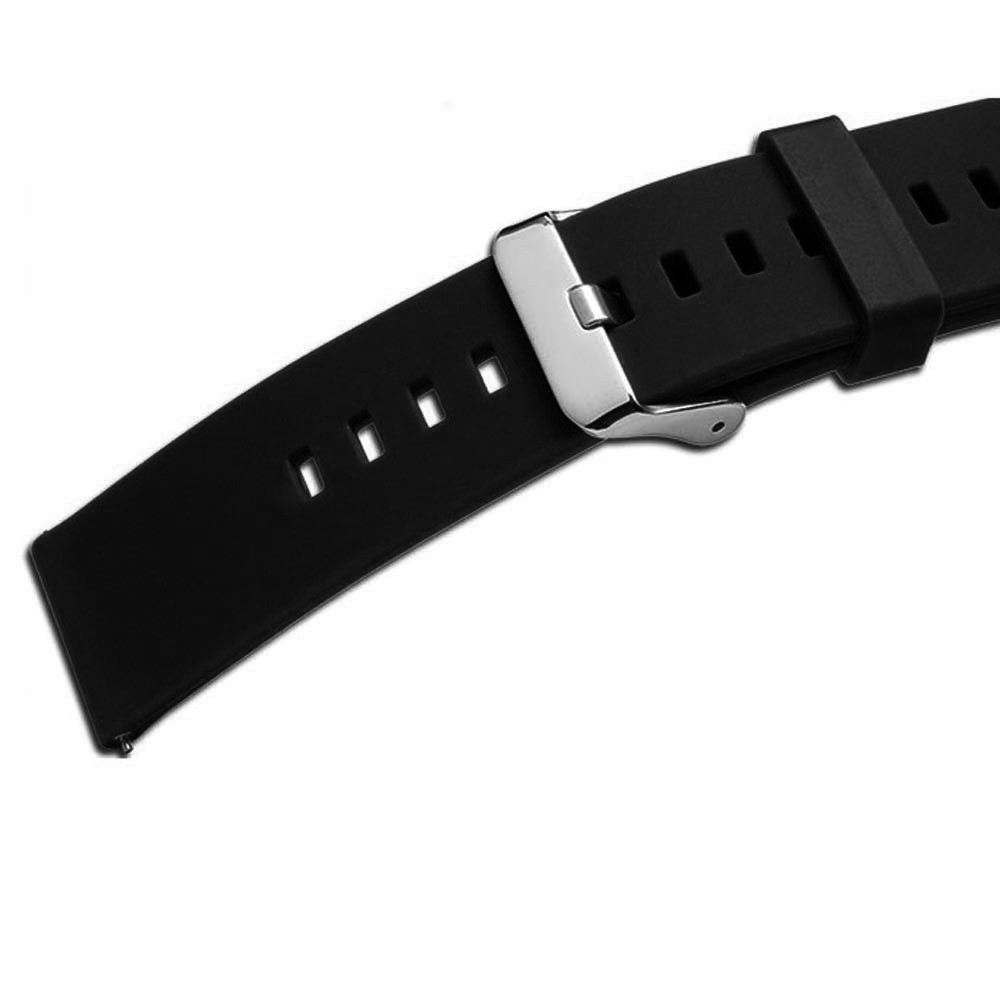 DBLACK [MOCHI] SILICONE WATCH STRAP // FOR 18MM, 20MM, OR 22MM (CHOOSE YOUR SIZE)