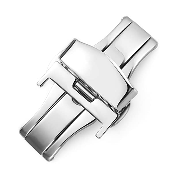 [BTRFLY] MODEL(01) STAINLESS STEEL "BUTTERFLY LOCK" REPLACEMENT LOCK FOR WATCH STRAP/BAND