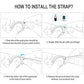 DBLACK [FOOGLE] DUAL COLOR, SILICONE WATCH STRAP