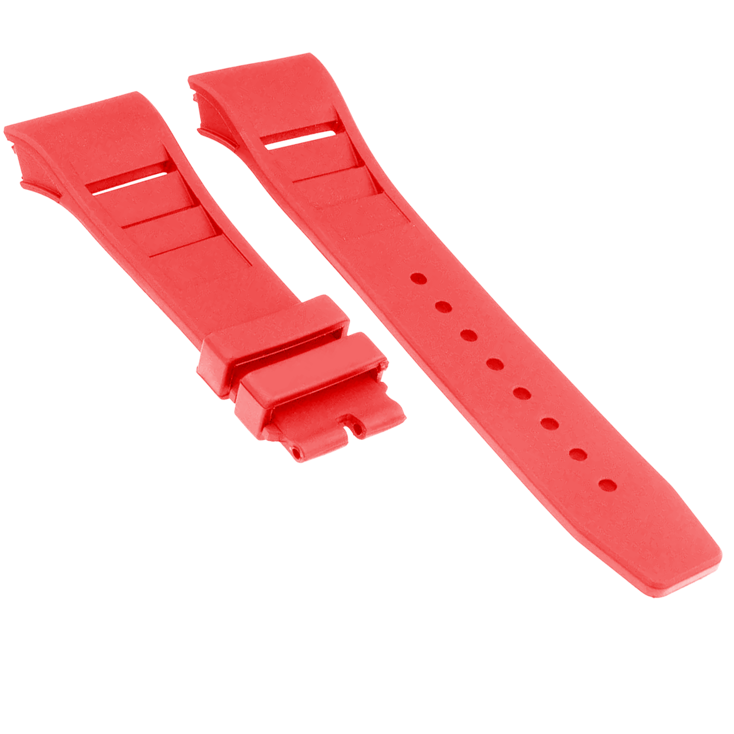 DBLACK [RMDS1] RUBBER WATCH BAND // COMPATIBLE WITH RICHARD MILLE, RM035 RM011 RM055, WATCH MODELS