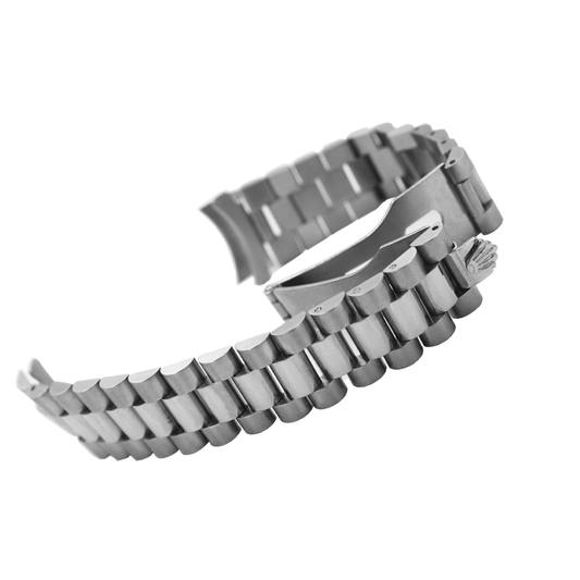 DBLACK [RLXDS-02] 20MM STAINLESS STEEL WATCH BAND // FOR "ROLEX" PRESIDENT WATCHES