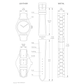 DBLACK [CROXX] THICK STRAP DESIGN, LEATHER STRAP