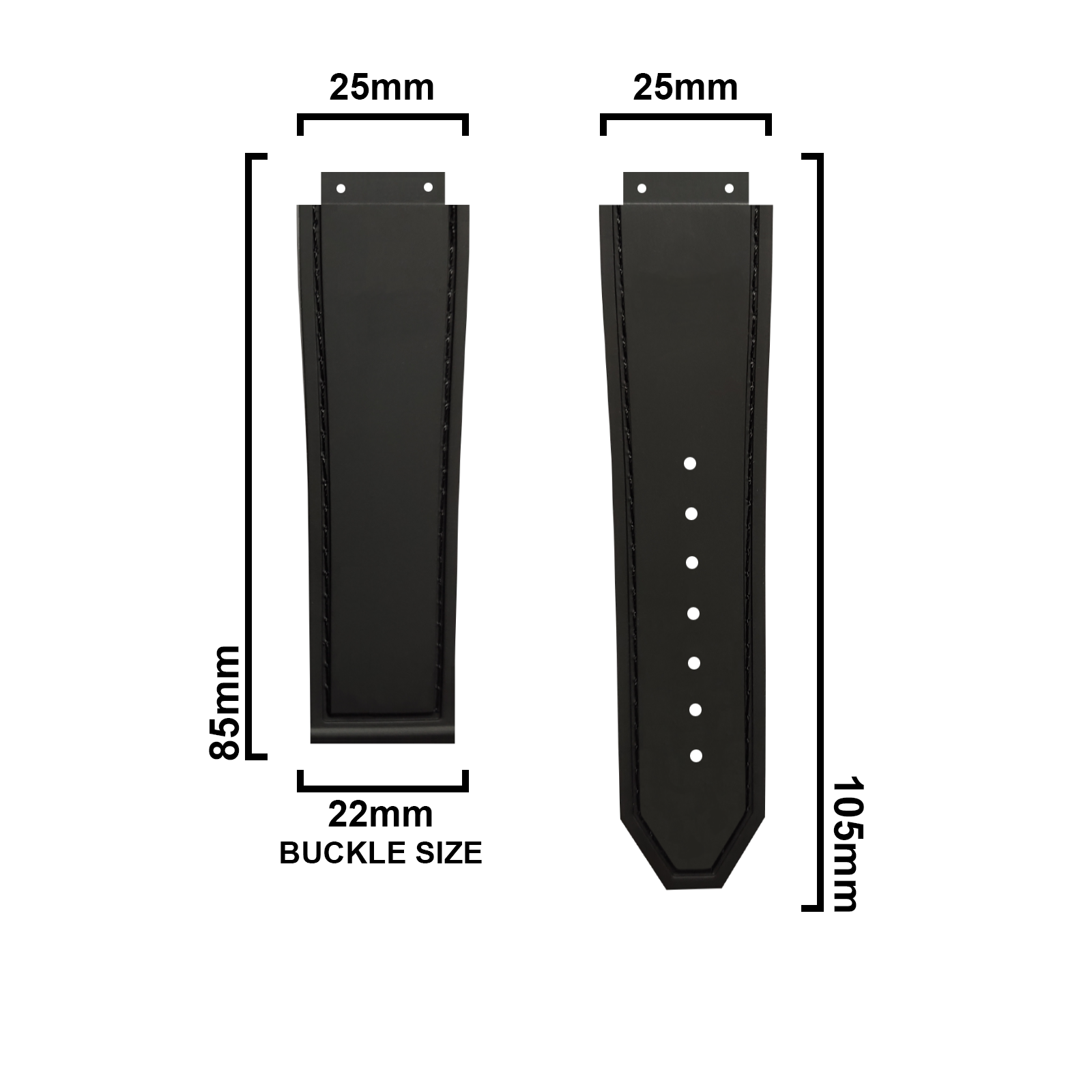 25mm watch bands discount replacement