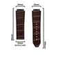 DBLACK [NTSHLS] 25MM CROCO DESIGN, LEATHER WATCH STRAP (WITHOUT TOOLS) // COMPATIBLE WITH "HUBLOT" WATCHES