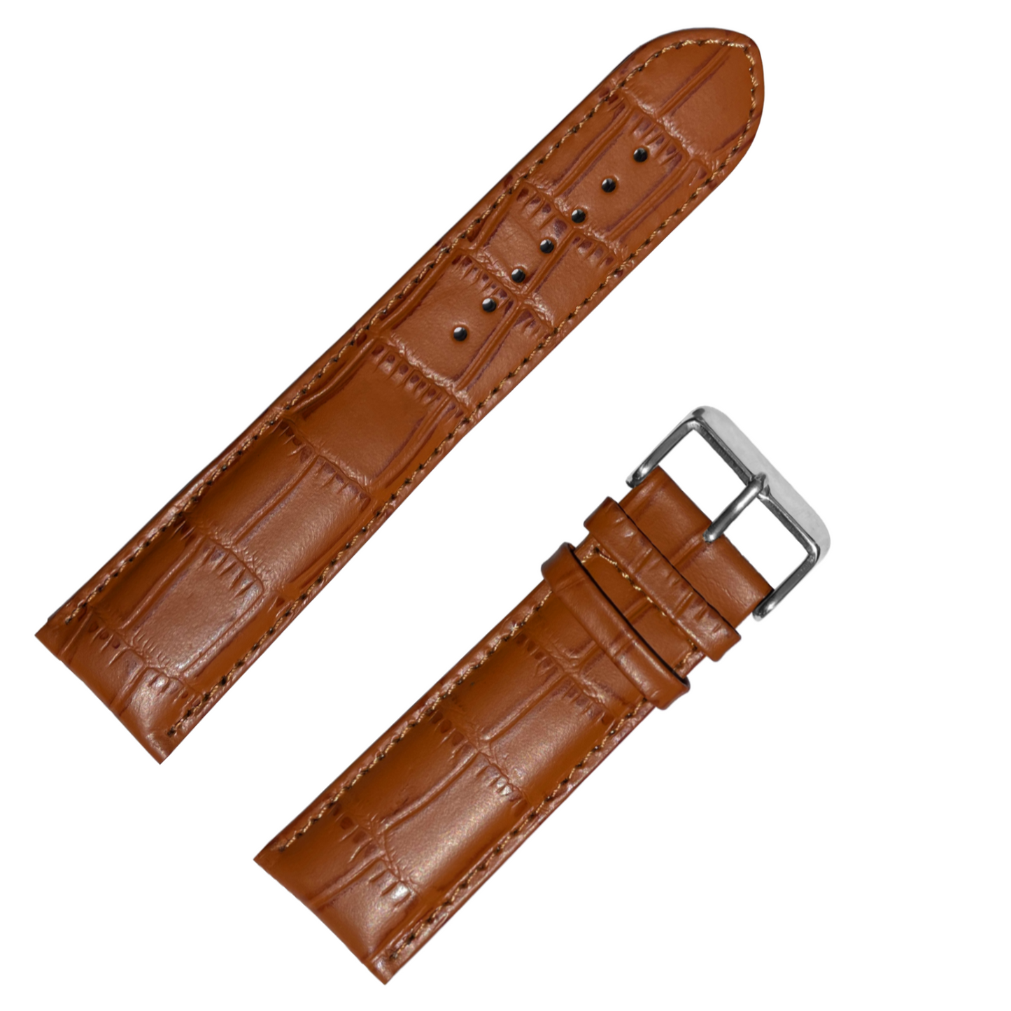 DBLACK [ULTRA] CROCO DESIGN, LEATHER STRAP