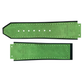 DBLACK [HLS-OPN1] 25MM PLAIN DESIGN, LEATHER WATCH STRAP (WITHOUT TOOLS) // COMPATIBLE WITH "HUBLOT" WATCHES