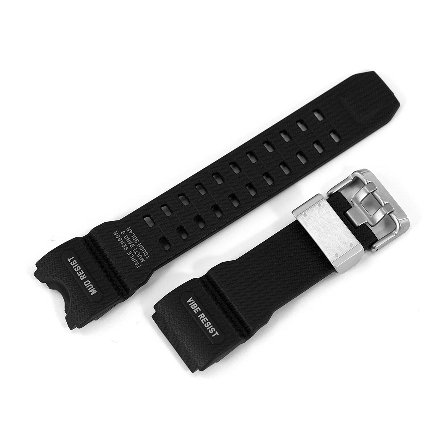 DBLACK [CDS12] RESIN WATCH STRAP (BLACK) // COMPATIBLE WITH "CASIO G-SHOCK GWG-1000” MODEL WATCH ONLY
