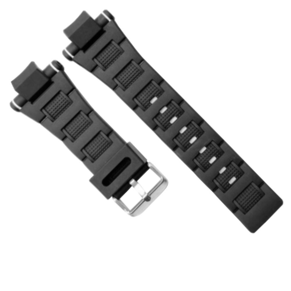 DBLACK [CDS18] RESIN WATCH STRAP (BLACK) // COMPATIBLE WITH "CASIO G-SHOCK GST-8600" MODEL WATCHES ONLY